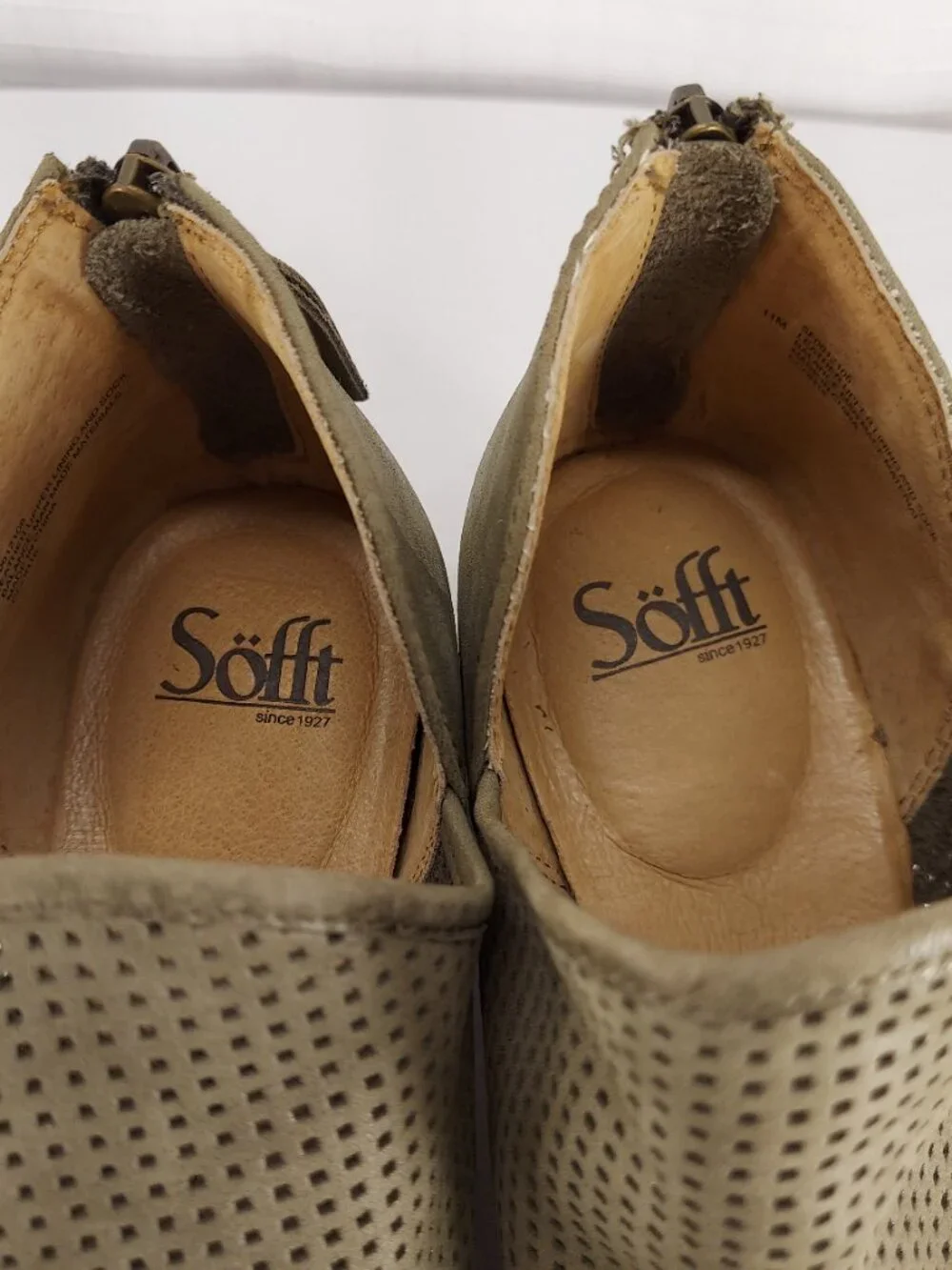 Sofft Canobie Perforated Leather Ankle Boot